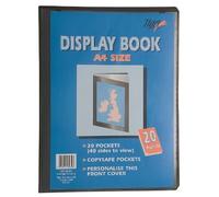 Tiger A4 20 Pockets (40 Views) Heavy Duty Display Book Presentation Folder Folio (6 Pack)