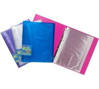 Tiger A4 4 Ring Project Ring Binder Folder With 10 Punch Pockets (Single)