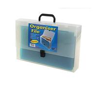 Tiger A4 5 part plastic suspension files organiser with carry handle