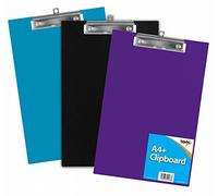 Tiger A4+ clipboard assorted colours x 1 single