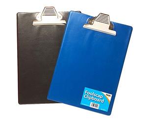 Tiger A4 clipboard PVC assorted colours x 1 single