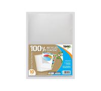 Tiger A4 File Folder (Pack of 10) in Clear Tiger Clear