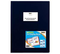Tiger A4 Flexi Display Book Black (20 Pockets)