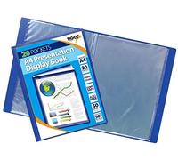 Tiger A4 Presentation Display Book with 20 Pockets (Black) | NUS Approved | 40 Views