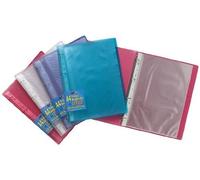 Tiger A4 slim/project style tinted colour ringbinder with 10 pockets (single)