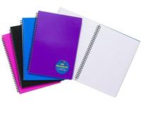 Tiger A4 twinwire plastic cover feint ruled notebook x 1 single