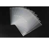 Tiger A5 Clear Stud Wallet Folder Plastic Document Holder File Popper Wallets (Pack of 5)