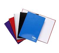 Tiger A6 case bound feint ruled 80 sheets hard back notebook x 1 single