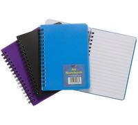 Tiger A6 twinwire plastic cover feint ruled notebook x 1 single