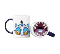 Tiger And Bird Hunter Demon Korean Pop Face Two-Sided Creature Mug - Coffee Tea Cup Drink Tv Show Children Fun Gift Occasion Monster Magpie Animation K Pop Cartoon Couch Noodles Bad Guy Band Singers