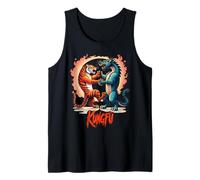 Tiger and Dragon Battle Tank Top