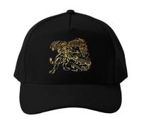 Tiger and Dragon Yin Yang Tattoo Style G Baseball Cap Hat Bonnet Casual Outdoor Snapback Boys Printed Czapka Hip Hop Spring