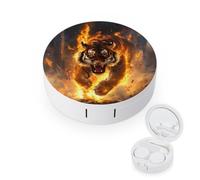 Tiger and Thunder Contact Lens Case for Daily Travel
