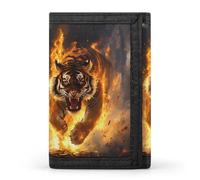 Tiger and Thunder Men's Trifold Casual Credit Card Holder Wallet with Id Window Minimalist Coin Purse