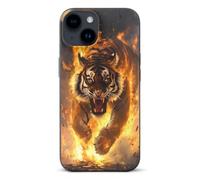 Tiger And Thunder Phone Case Compatible with iPhone 14/14 Plus/14 Pro/14 Pro Max Flip Protective Cover with Card Holder