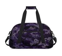 Tiger Animal Gym Bag Sports Duffle Bag Weekend Sleepover Duffel Bags Small Travel Tote for Overnight Workout Gymnastics Dance Ballet, Abstractions Interesting Theme, 18.9 x 8.7 x 10.6 in, Duffel Bags