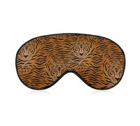Tiger Animal Print Sleep Eye Mask Sleeping Light Blocking Cover Night Blindfold for Travel Nap