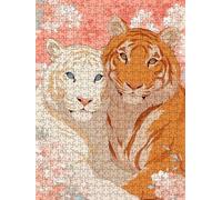 Tiger Animals Jigsaw Puzzle 6000 Piece, Puzzles for Adults 6000, The Impossible Challenge, Jigsaw Puzzle Games Classic Educational, Wooden Puzzles, for Home Wall Decoration Gift FNKL1-639