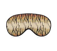 Tiger Animals Skin Eye Mask for Sleeping Blackout Night Blindfold with Adjustable Strap for Men Women Travel Yoga Nap