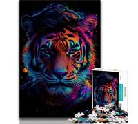 Tiger Art 1000 Piece Jigsaw Puzzles for Teenagers Gifts,Help The Brain Exercise Addictive Toys to Cultivate Patience Suitable for Couples (50x75cm)