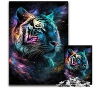 Tiger Art JigsawPuzzle 1000 Pieces for Adults cardboard Puzzles Creative Family Game & Home Decor, for Teenagers 26X38CM/10.23x14.96inch