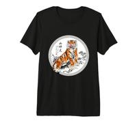 Tiger Asian Landscape Nature Art Premium T-Shirt