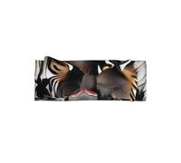 Tiger at rest Baby Bow Headband-Soft Stretchy for 0-6 Months