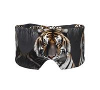 Tiger at Rest Double-Sided Printed Eye mask, Soft and Light-Blocking, Suitable for Travel and Home