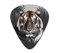 Tiger at rest Guitar picks, 12 pieces per pack, 3 different thicknesses, suitable for guitar, bass, ukulele and other instruments.