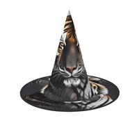 Tiger at rest Halloween Witch Hat 1 Comfortable And Durable Suitable For Party Role Play And Carnival