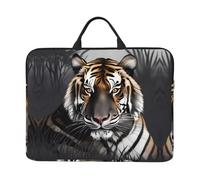 Tiger at Rest Laptop Bag 14 in Durable Computer Carrying Case for Most Laptops and Ipads Shock Resistant Slim Sleeve