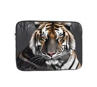Tiger at rest Laptop Bag Convenient Shockproof 15 inch Stylish Print for Business Travel Work and Office