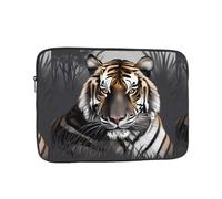 Tiger at Rest Patterned Laptop Sleeve 17 Inch Shockproof for Slim Protective Notebook Computer Bag Briefcase