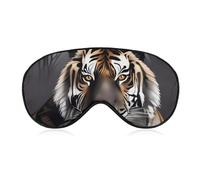 Tiger at Rest Sleep Mask, Ultra Soft Eye Mask for Sleeping with Adjustable Strap, Comfortable Lightweight Blindfold Eyeshade, Total Blackout Eye Cover for Night Sleep Travel Office Nap