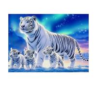Tiger Aurora Snow 1000pcs Mini Puzzle For Family Birthday Gift