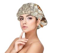 Tiger Baby Tigerfamile Young,Adult's Satin Sleeping Cap - Women's Elastic Sleep Bonnet, Adjustable Overnight Hair Cover