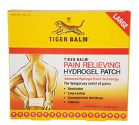 Tiger Balm, Pain Relieving Patch, Large, 4 Patches (8 x 4 in. Each)