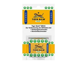 Tiger Balm White, 19.4g - Peppermint Oil Balm for Colds, Bronchial Ailments, Muscle & Joint Pains - Unisex - All Ages