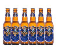 Tiger Beer Singapore Lager Beer 330 ml (6 Bottles)