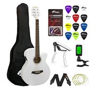 Tiger Beginners Electro Acoustic Guitar Package - White