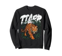 TIGER big cat lover massive apex predator Asian jungle cats Sweatshirt
