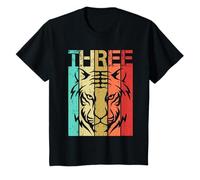 Tiger Birthday 3 Year Old Boy Girl Tiger 3rd Birthday T-Shirt