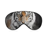 Tiger Blackout Sleep Eye Mask, Ventilated Fabric, Adjustable Wearing Style, Zero Pressure Sleeping Mask Soft Skin Friendly Eyeshade for Women Men