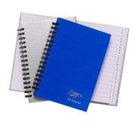 Tiger Blue A6 Twinwire Manuscript Index Notebook With 80 Sheets 60 gsm Paper