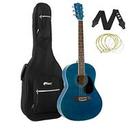 Tiger Blue Acoustic Guitar Package with Padded Bag
