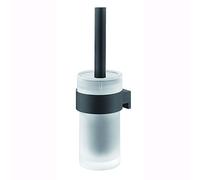 Tiger Bold Toilet Brush and Holder, Stainless Steel, Black, 10.1 x 33.9 x 12 cm