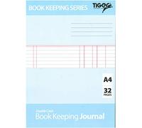 Tiger Bookeeping Series A4 - Double Cash Column Analysis Accounts Paper