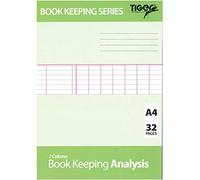 Tiger Bookeeping Series A4 - Seven 7 Column Analysis Accounts Paper