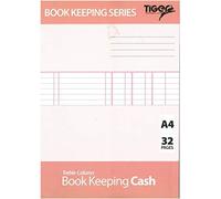Book Keeping Cash Book A4 (6 Pack) 302299