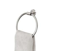 Tiger Boston Towel Ring, Stainless Steel Brushed, 21.3 x 22.8 x 6.3 cm